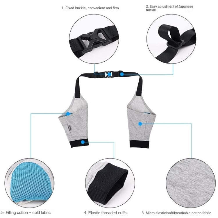 Pet Knee Pads Breathable Dog Elbow Brace Front Leg Brace, Size: XXL(Blue Red)