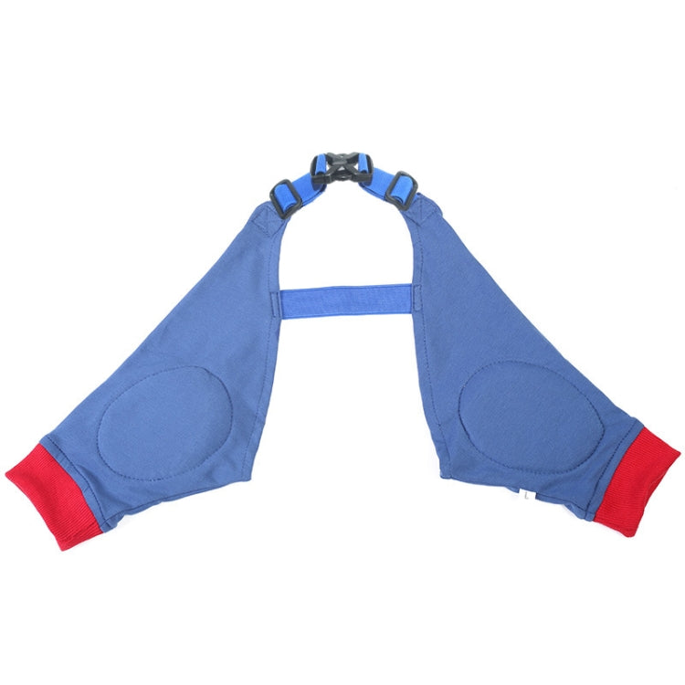 Pet Knee Pads Breathable Dog Elbow Brace Front Leg Brace, Size: M(Blue Red)