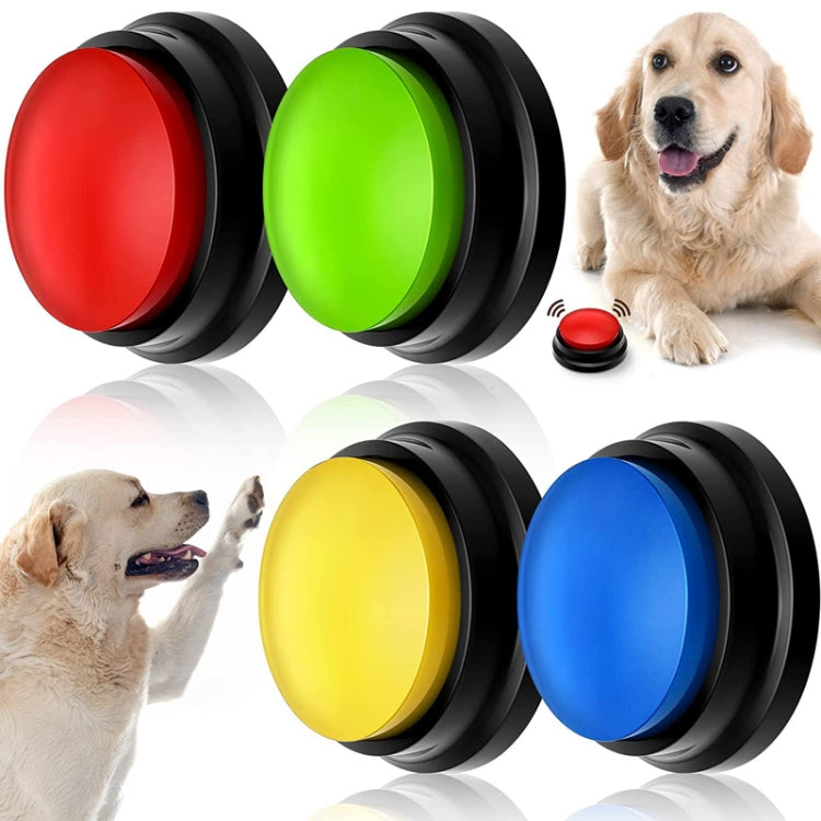 Pet Communication Button Dog Vocal Box Recording Vocalizer, Style: Recording Model(White)