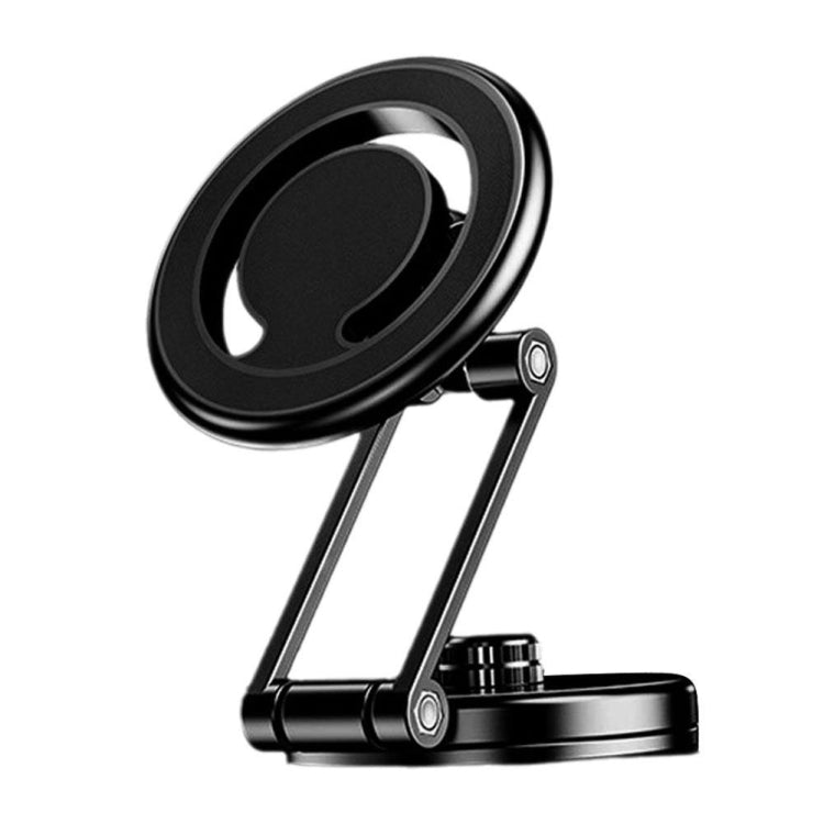 D27 Car Magnetic Telescopic Folding Navigation Mobile Phone Holder, D27 (Black), D27 (Silver)