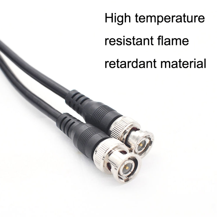 BNC Male To Male Straight Head Cable Coaxial Cable Video Jumper, Length: 3m