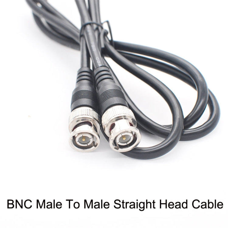BNC Male To Male Straight Head Cable Coaxial Cable Video Jumper, Length: 5m
