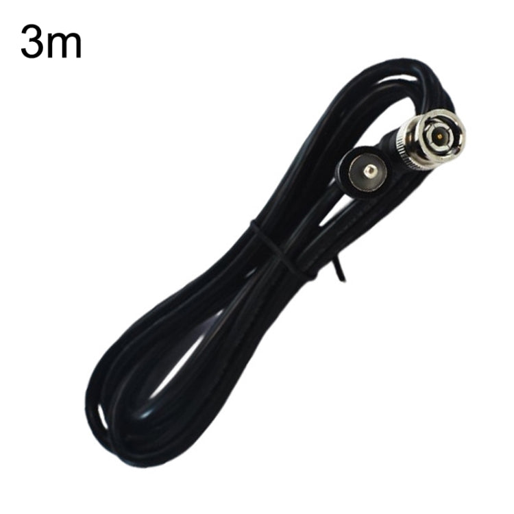BNC Male To RCA Male Connection Cable Copper HD Video Coaxial Cable Monitoring Cable, Length: 3m