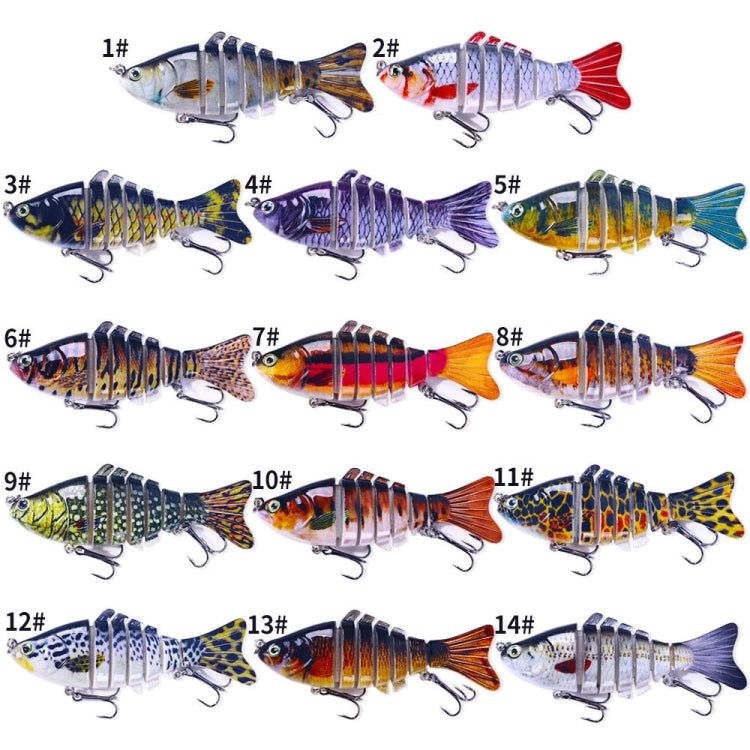 HENGJIA JM062 7 Section Fish Fake Lures VIB Minnow Fishing Lures, JM062 (8), JM062 (9), JM062 (10), JM062 (11), JM062 (1), JM062 (12), JM062 (2), JM062 (13), JM062 (3), JM062 (14), JM062 (4), JM062 (5), JM062 (6), JM062 (7)