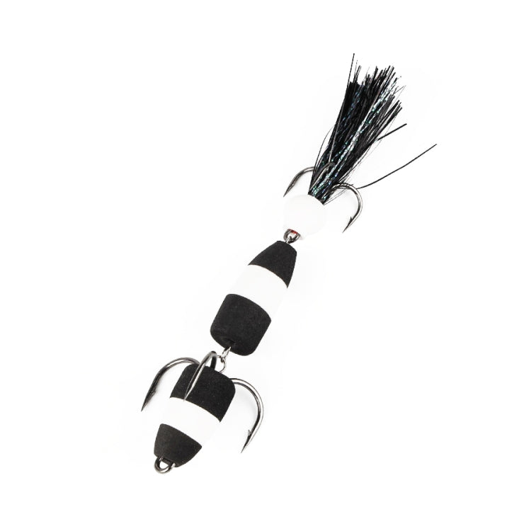 W.P.E PMG-M Foam Hook Soft Worm Bait Three Anchor Hook Fake Lures, M