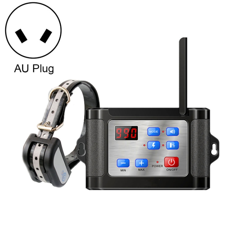 Outdoor Wireless Electronic Pet Fence Night Reflective Collar, Specification: One for One(AU Plug)