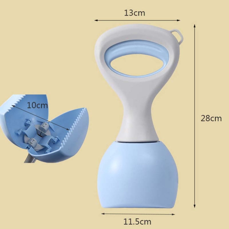 Pet Poop Picker Dog Walking Tools With Garbage Bag Storage Box, Specification: 28cm Sky Blue