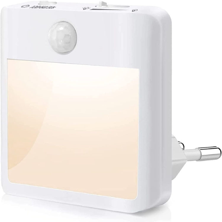 NL2101 Motion Sensor LED Night Light AC Plug Dimming Sleep Lights,Spec:, NL2101 Warm EU Plug, NL2101 Warm and White EU Plug, NL2101 Warm US Plug, NL2101 Warm and White US Plug, NL2101 Warm UK Plug, NL2101 Warm and White UK Plug