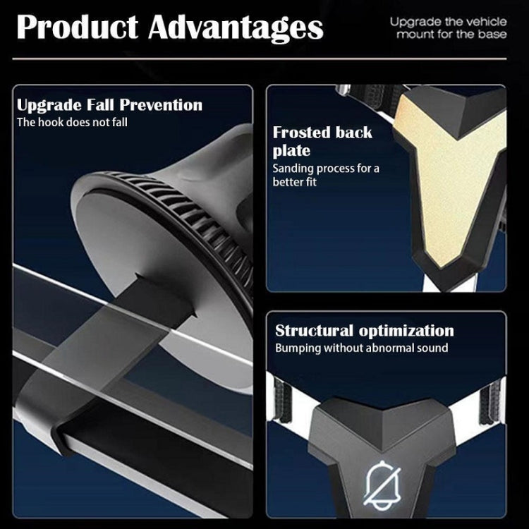 Gravity Navigation Car Air Outlet Triangular Mobile Phone Holder