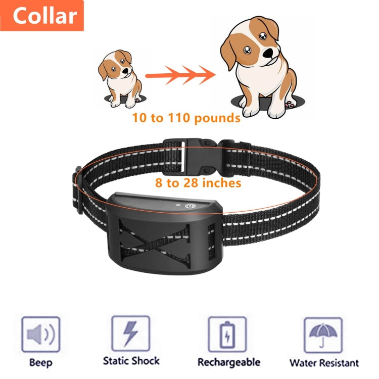 2-In-1 Electric Dog Fence & Remote Training Collar Adjustable Vibration & Shock For 2 Dogs(Black)