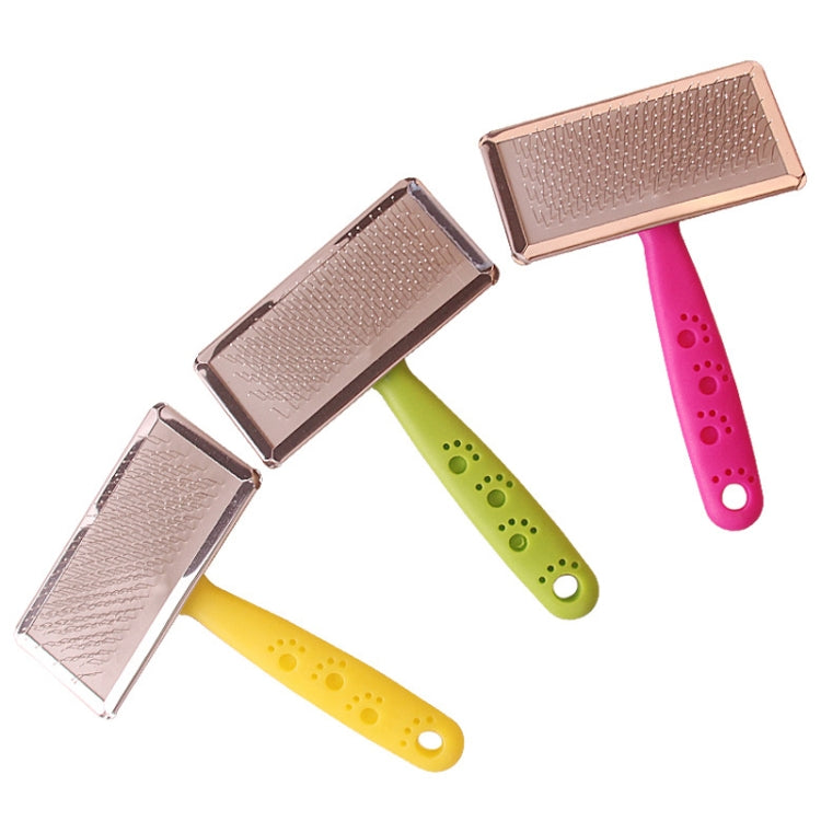 BG-W1347 Pet Hair Removal Massage Comb Dog Cleaning Tools, Random Color Delivery, Spec: M