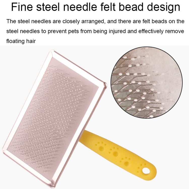 BG-W1347 Pet Hair Removal Massage Comb Dog Cleaning Tools, Random Color Delivery, Spec: S