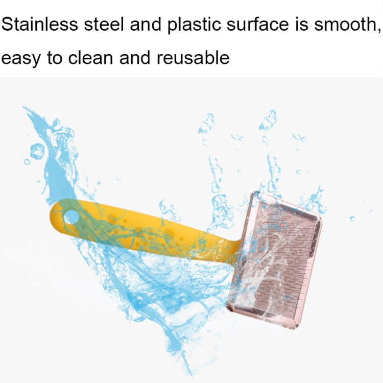 BG-W1347 Pet Hair Removal Massage Comb Dog Cleaning Tools, Random Color Delivery, Spec: S