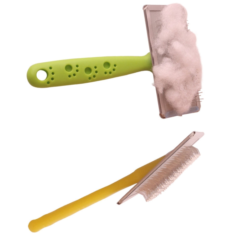 BG-W1347 Pet Hair Removal Massage Comb Dog Cleaning Tools, Random Color Delivery, Spec: S