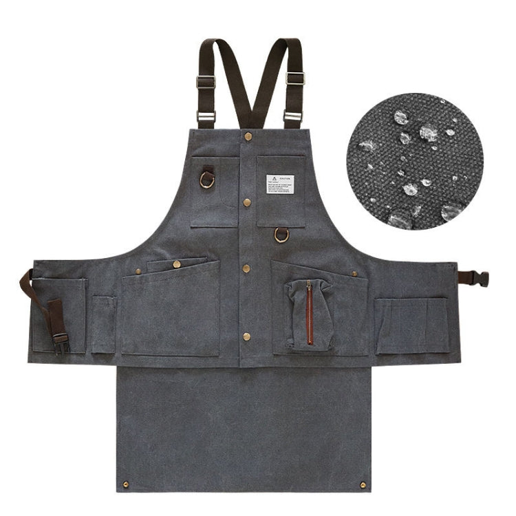 Canvas Electric Craftsmen Multi Pocket Tool Apron