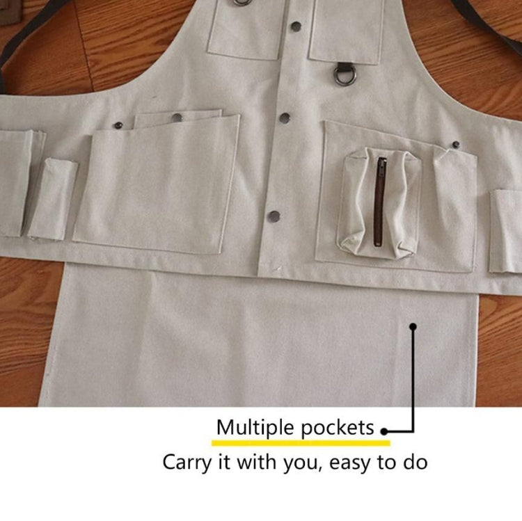 Canvas Electric Craftsmen Multi Pocket Tool Apron