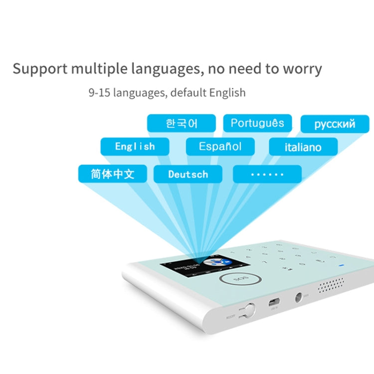 CS118   WIFI+GSM Tuya Smart Voice Alarm System Supports Amazon Alexa/ Google Assistant, Spec: Package 4