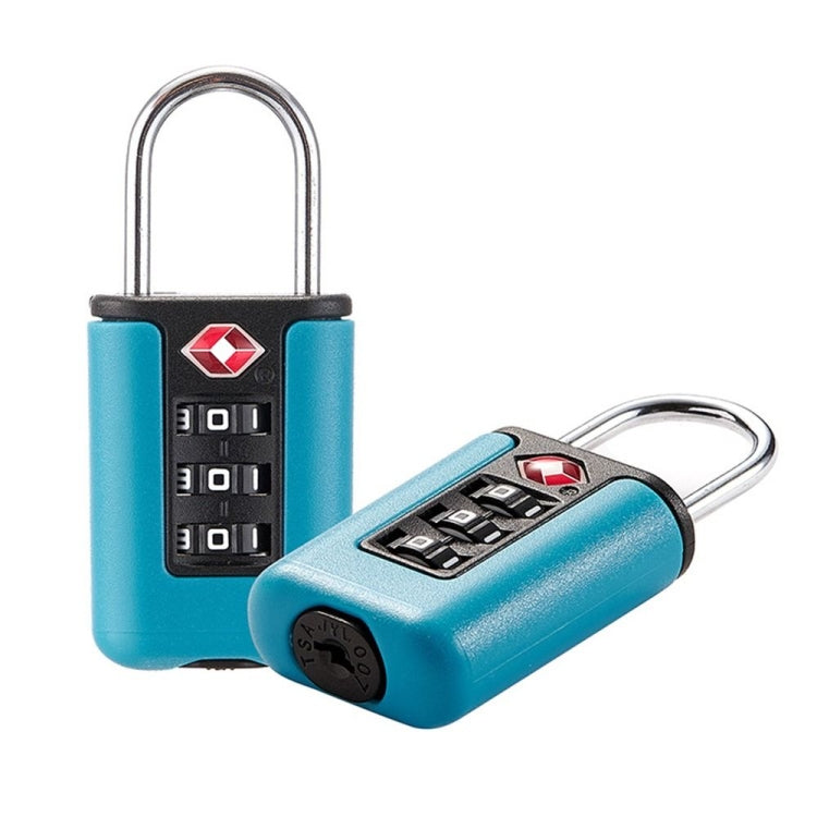 TSA Customs Code Lock Travel Luggage Lock Mini Contrast Color Design Combination Padlock