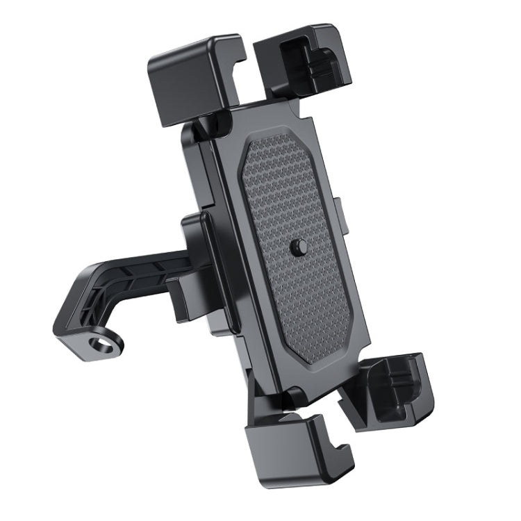 Shockproof Motorcycle Mobile Phone Holder Outdoor Bike Navigation Holder, Rearview Mirror, Handlebars