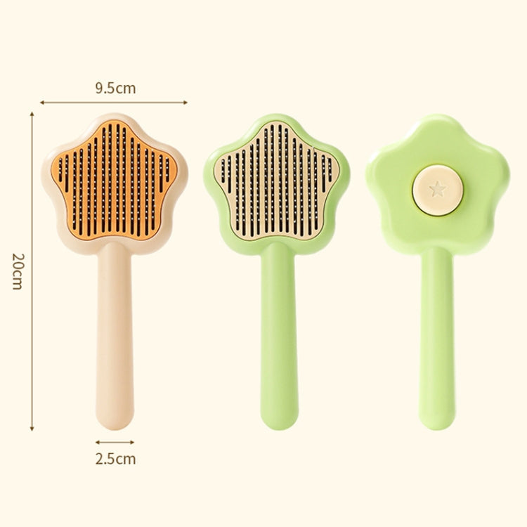 Pet Fine-Tooth Comb To Remove Floating Hair And Knots(Green)
