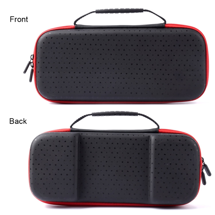 For ASUS ROG Ally Game Console Portable PU Waterproof Storage Box(Red)