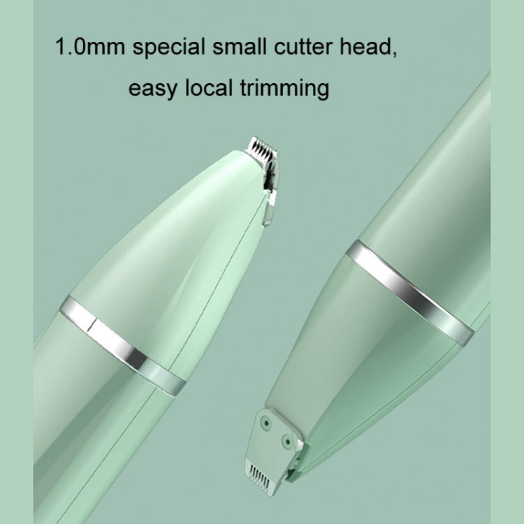 Pet Shaver Cat Dog Paw Hair Clipper Electric Fader, Color: 4 in 1 Green