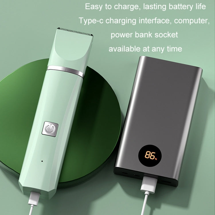 Pet Shaver Cat Dog Paw Hair Clipper Electric Fader, Color: 4 in 1 Green
