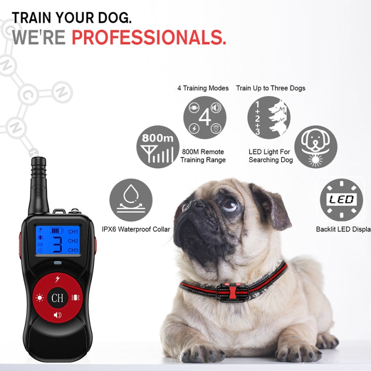 Smart Electronic Remote Control Dog Training Device Waterproof Pets Bark Stopper, Size: For-Two-Dog(Orange)