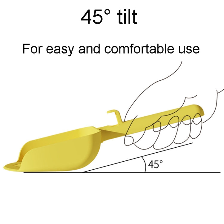 Long Handle Hangable Litter Scoop With Large Hole Cat Cleaning Products(Gary)