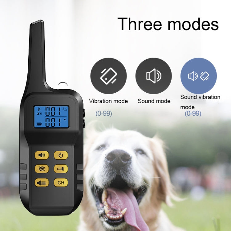 Dog Training Device Automatic Bark Stopper Dog Training Electronic Collar, Style: For-One-Dog(Yellow)