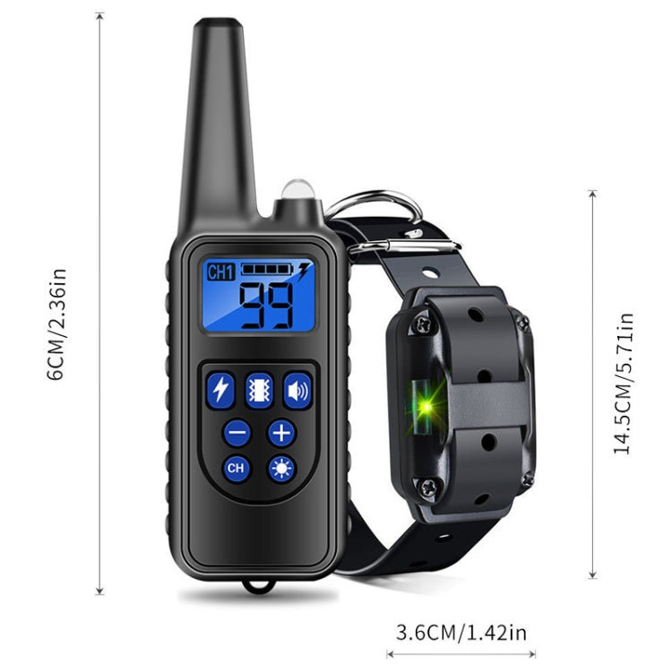 800m Remote Control Stop Barker Dog Trainer Smart Anti-Disturbance Vibration Collar, Specification: With 1 Collar
