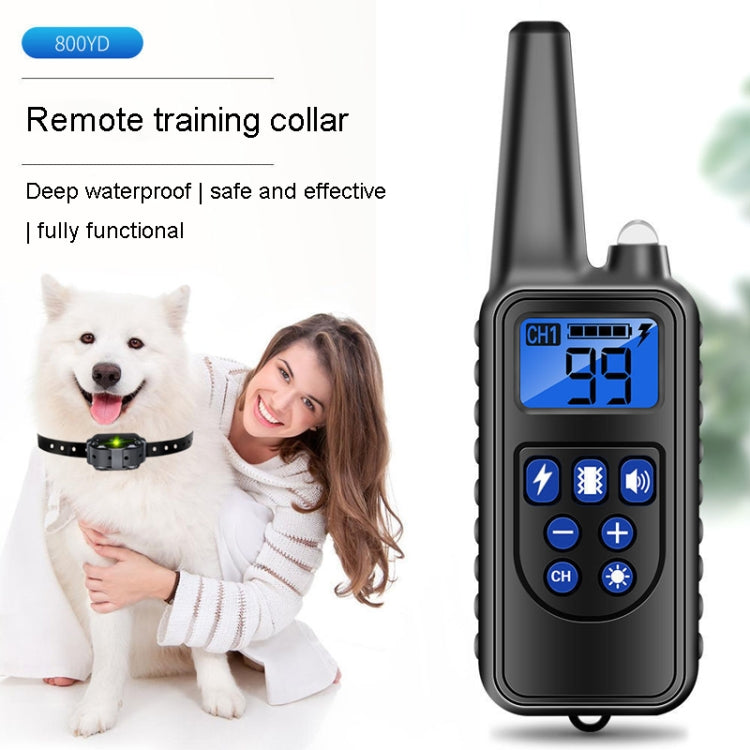 800m Remote Control Stop Barker Dog Trainer Smart Anti-Disturbance Vibration Collar, Specification: With 2 Collars