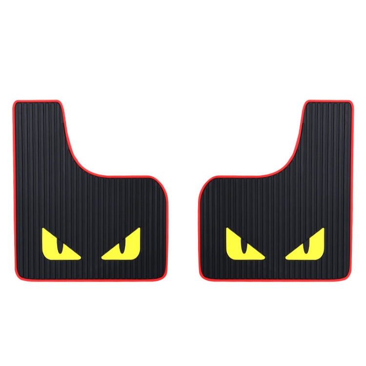 2pcs Car Tire Mud Flap Modification Plastic Anti-Splash Mud Flap, Sports, Cat Eye, Large Sports, Large Blank