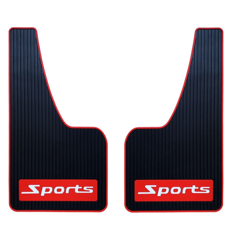 2pcs Car Tire Mud Flap Modification Plastic Anti-Splash Mud Flap, Sports, Cat Eye, Large Sports, Large Blank