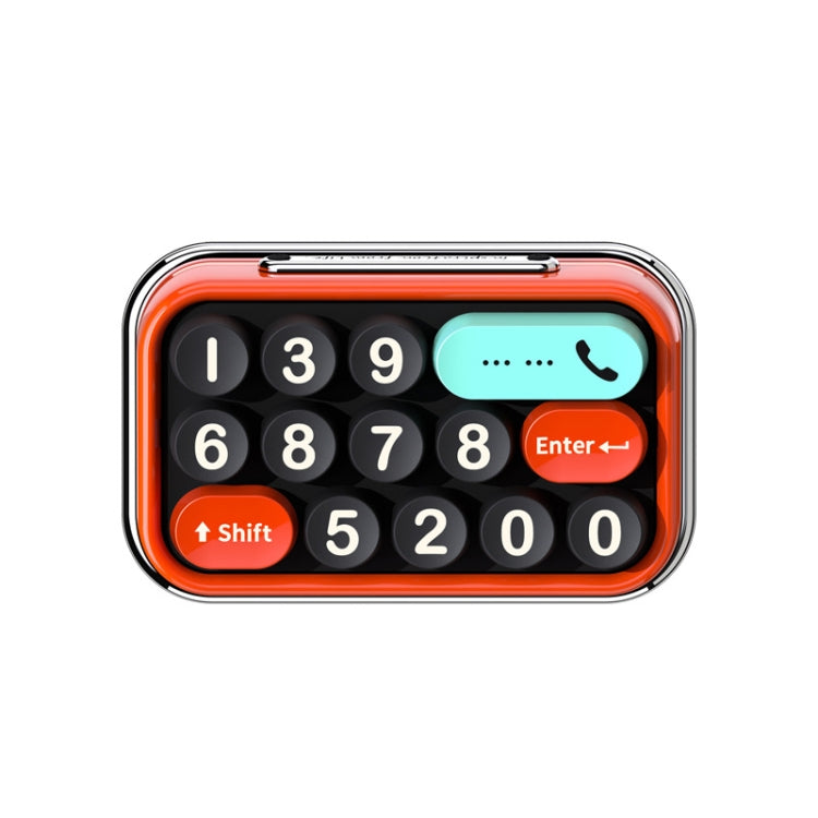 bbdd Keyboard Modeling Moving Number Plate Car Temporary Parking License Card