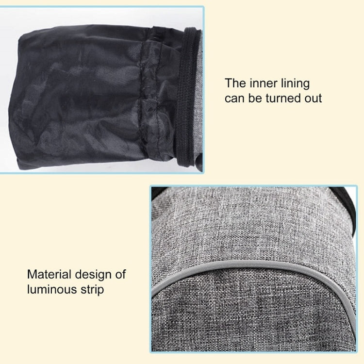 LDLC Outdoor Pet Snack Bag Oxford Cloth Reflective Dog Training Bag(Denim Blue)