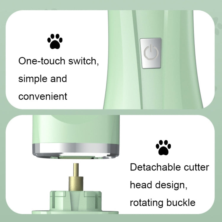 Multifunctional Pet Electric Shaver Cat And Dog Hair Clipper, Color: 3-in-1 White