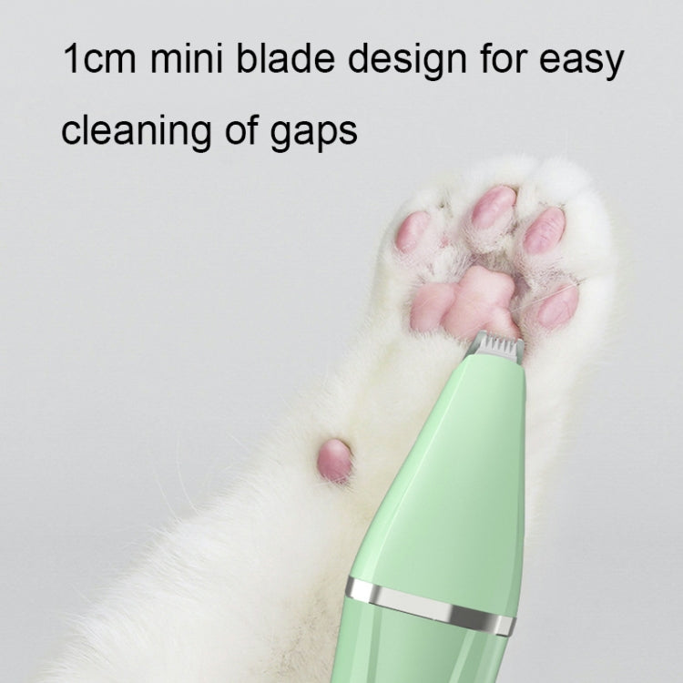 Multifunctional Pet Electric Shaver Cat And Dog Hair Clipper, Color: 2-in-1 Green