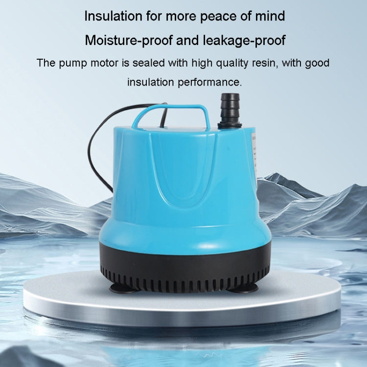 JN-311 12W Anti-Dry Burning Bottom Suction Pump Fish Tank Suction Feces Wigwam Bonsai Submersible Pumps(US Plug)