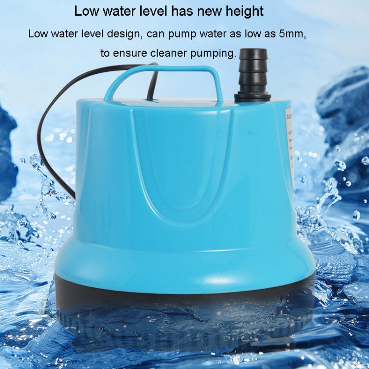 JN-311 12W Anti-Dry Burning Bottom Suction Pump Fish Tank Suction Feces Wigwam Bonsai Submersible Pumps(EU Plug)