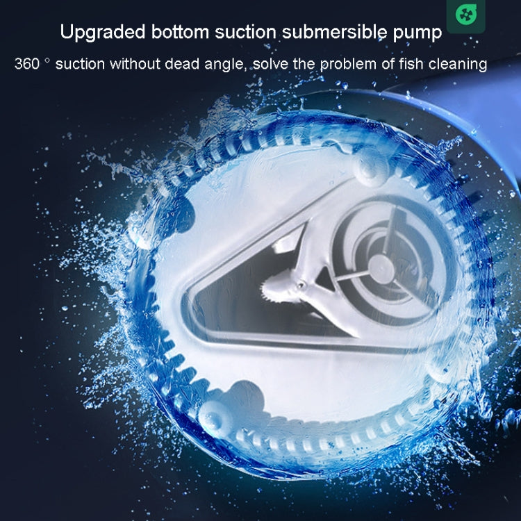JN-311 12W Anti-Dry Burning Bottom Suction Pump Fish Tank Suction Feces Wigwam Bonsai Submersible Pumps(US Plug)