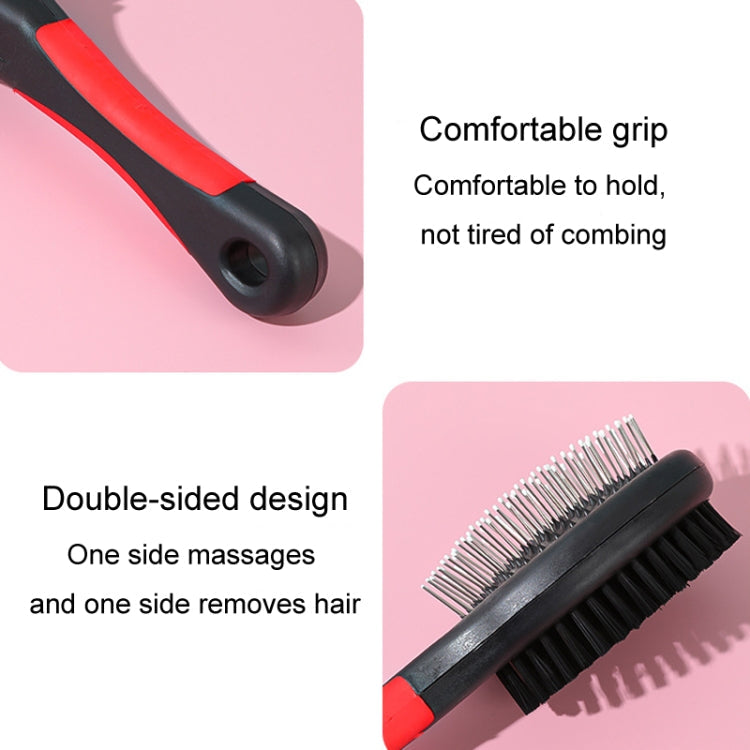 Large Pet Double Sided Comb With Protective Points Cat Dog Clean Grooming Comb