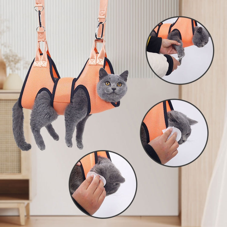 Small Pet Grooming Hammock Cats Dog Clipping Nail Holder Hanger Type Feeding Anti-Scratch Artifacts