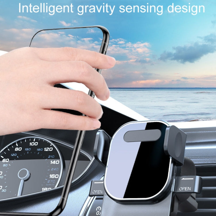 Automotive Navigation Bracket Car Air Vent Phone Fixed Support Clip, Mirror Model, Texture Model