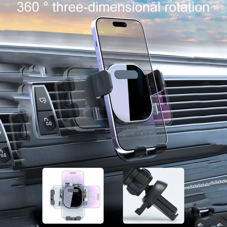 Automotive Navigation Bracket Car Air Vent Phone Fixed Support Clip, Mirror Model, Texture Model