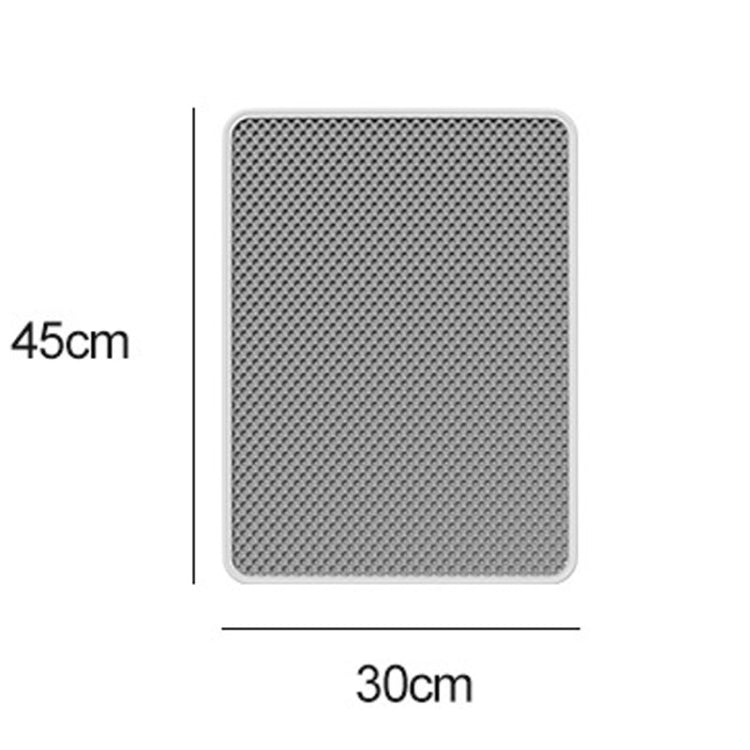 45 x 30cm Filtering And Splash-Proof Litter Mat Pet Double Layer EVA Bedding Pads(Beige)