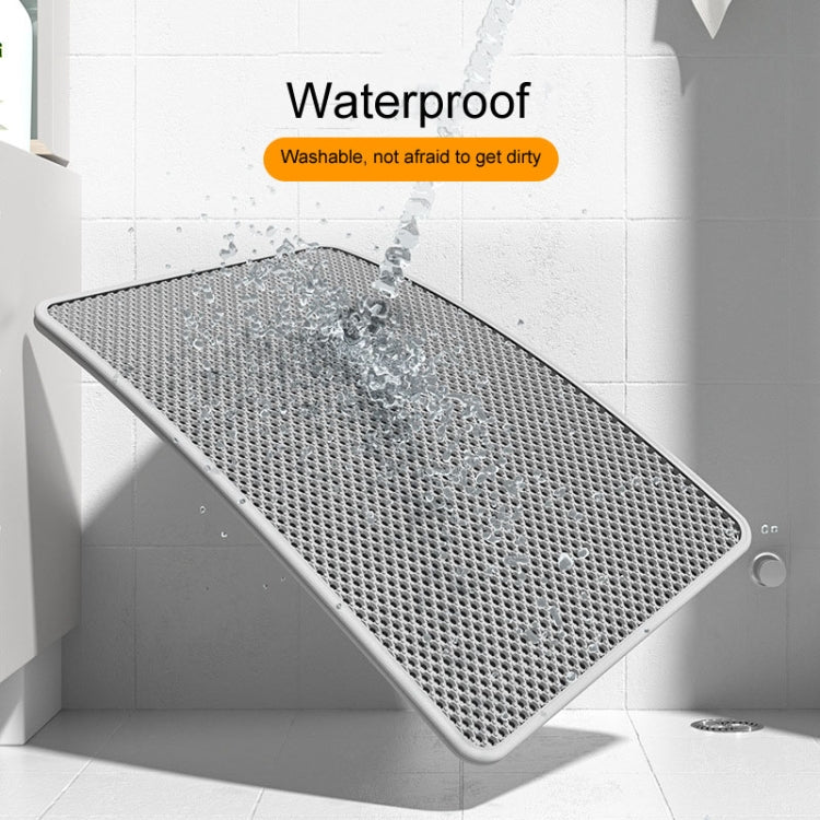 45 x 30cm Filtering And Splash-Proof Litter Mat Pet Double Layer EVA Bedding Pads(Gray)
