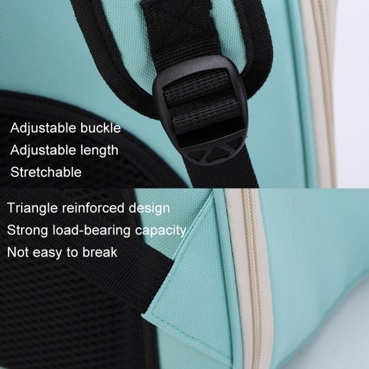 Breathable Cat Backpack Foldable Outdoor Portable Pet Bag(Model 2 Blue)