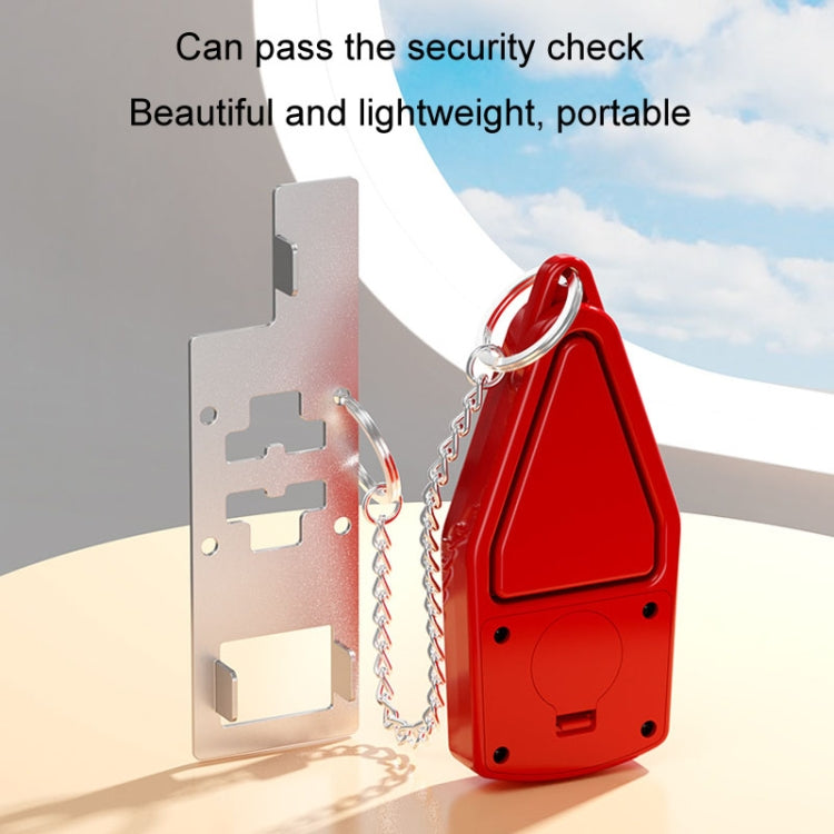 Door Stopper Home Burglary Girls Live Alone Security Lock Inside Opening Door Plug, Style: With Alarm