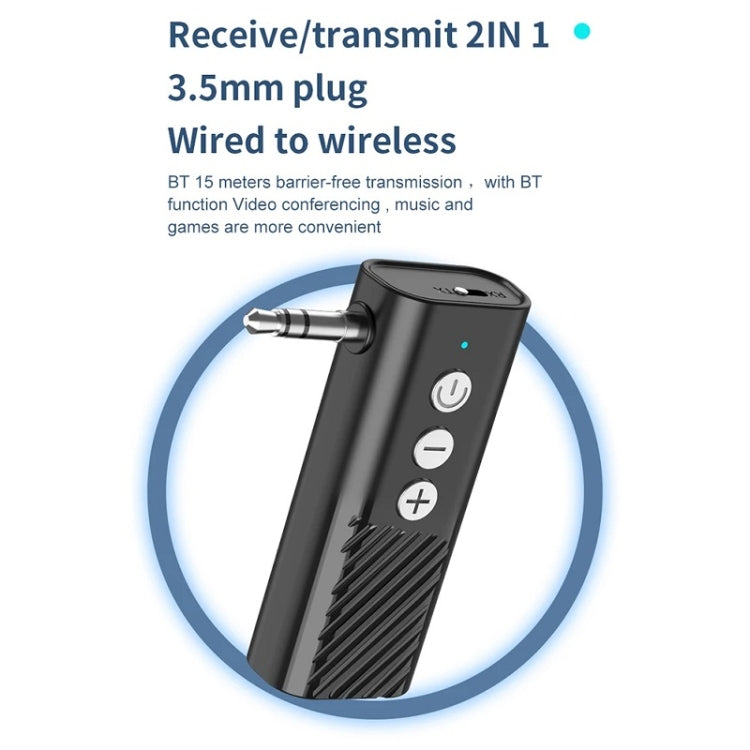 Bluetooth 5.3 Car TF Playback AUX Receiver Transmitter, D28